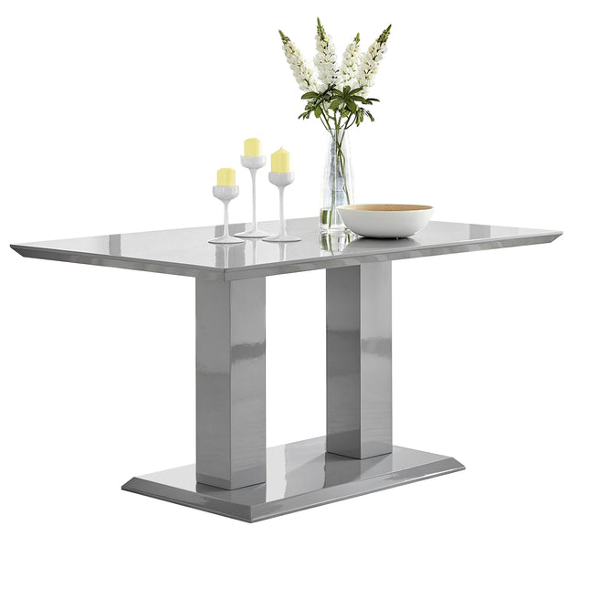 Atlanta - Grey Modern High Gloss Dining Table