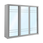 Boston 3DR Wardrobe Grey