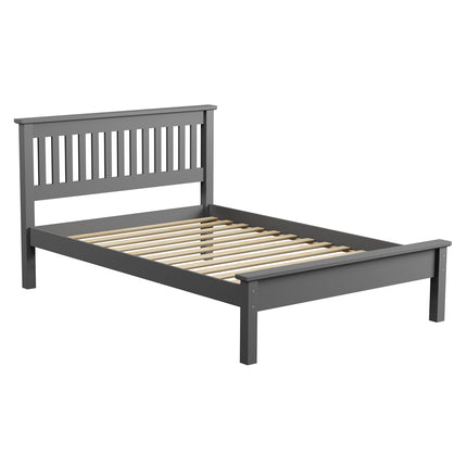 Cambridge - Charcoal Double Bed Frame (4ft6)