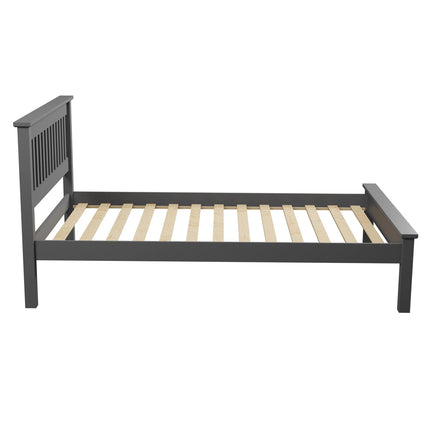 Cambridge - Charcoal Double Bed Frame (4ft6)