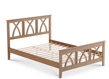 Chloe - Oak King Size Bed Frame (5ft)