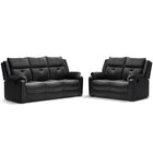 Cobh - 3 & 2 Seater Reclining Black Suite