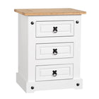 Corona 3 Drawer Locker White