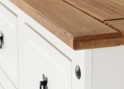 Corona 4 Drawer Chest White