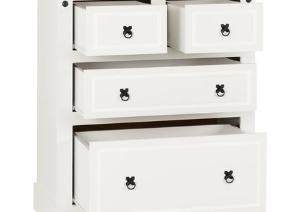 Corona 4 Drawer Chest White