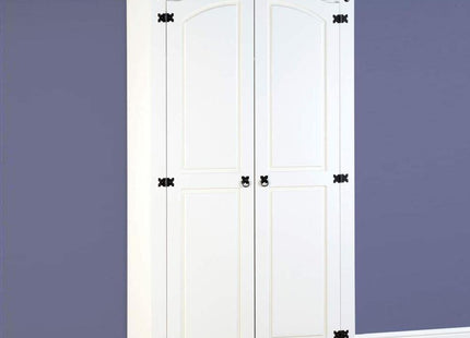 Corona 2DR Wardrobe White