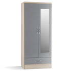 Nevada 2DR Wardrobe Grey