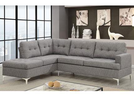 Halo - Grey Fabric Corner Sofa