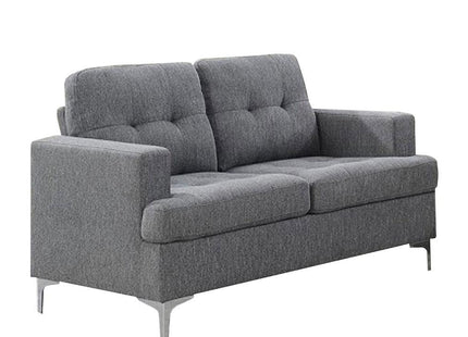 Halo - Grey Fabric 2 Seater Sofa
