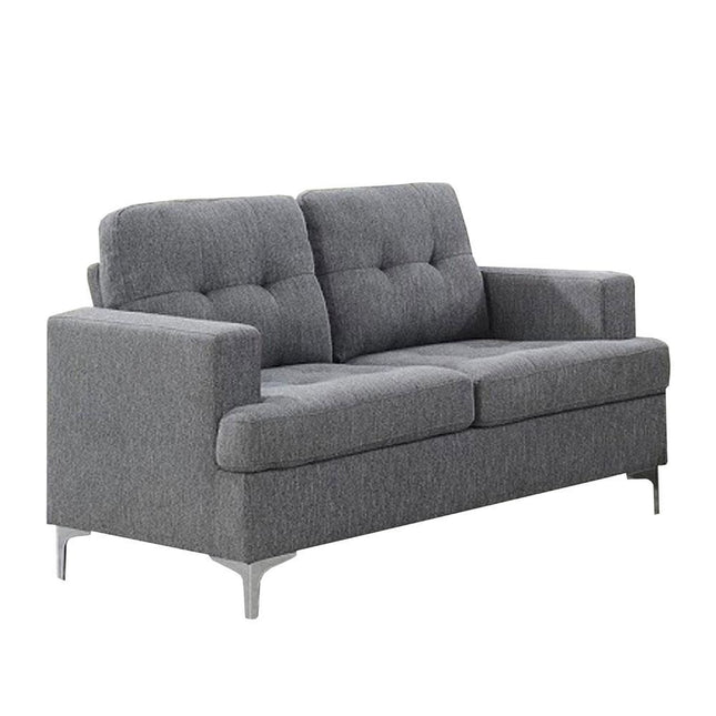 Halo - Grey Fabric 2 Seater Sofa
