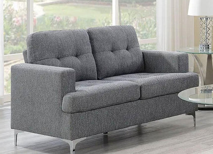 Halo - Grey Fabric 2 Seater Sofa
