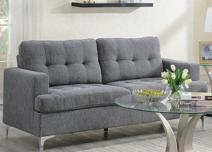 Halo - Grey Fabric 3 Seater Sofa