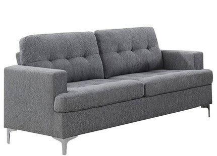 Halo - Grey Fabric 3 Seater Sofa