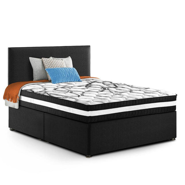 Minstrel - Double Divan Bed & Mattress (4ft6)