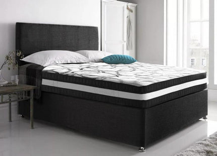Minstrel - King Sized Split Divan Bed & Mattress (5ft)