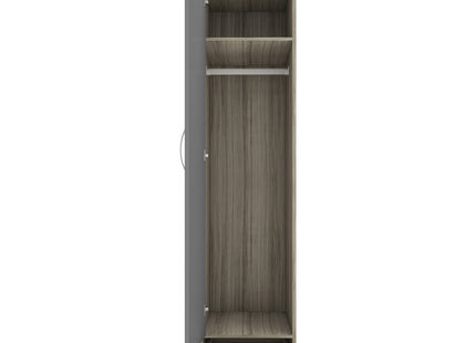 Nevada 1 Door Wardrobe Grey