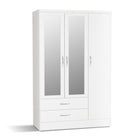 Nevada 3 Door Wardrobe White