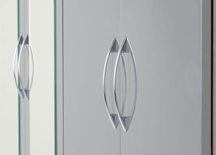 Nevada 4 Door Wardrobe Grey