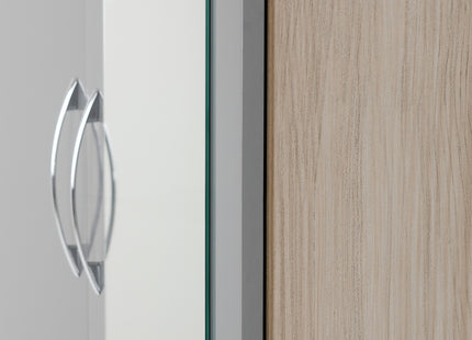 Nevada 2DR Wardrobe Grey