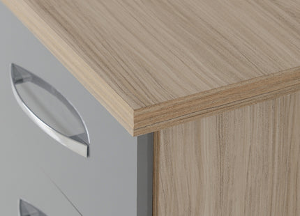 Nevada 3 Drawer Locker Grey