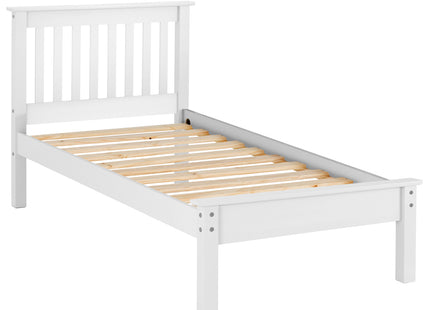 Oxford - White Single Bed Frame (3ft)