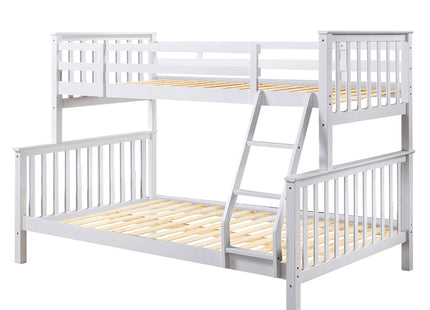 Oxford - White Triple Bunk Bed Frame