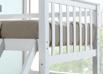 Oxford - White Triple Bunk Bed & Mattresses