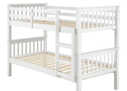 Oxford - White Single Bunk Bed Frame