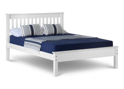 Oxford - White Small Double Frame Bed & Mattress (4ft)