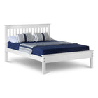 Oxford - White Small Double Frame Bed & Mattress (4ft)