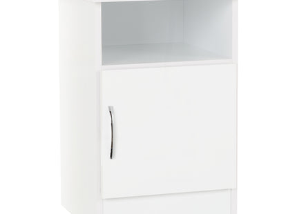 Pacific 1 Door 1 Shelf Locker White