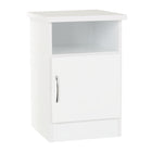 Pacific 1 Door 1 Shelf Locker White