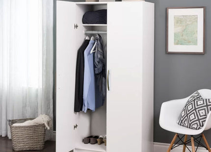 Pacific 2DR Wardrobe White