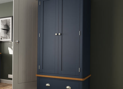 Simba 2 Door Gents Wardrobe Blue