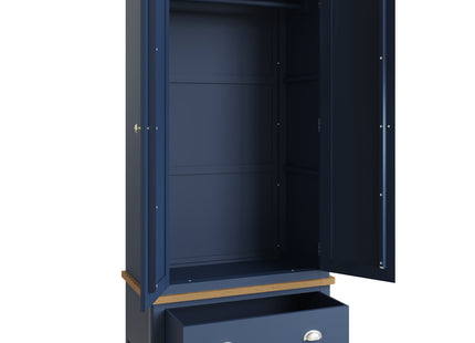 Simba 2 Door Gents Wardrobe Blue