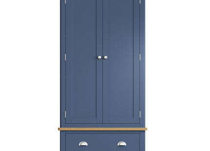 Simba 2 Door Gents Wardrobe Blue