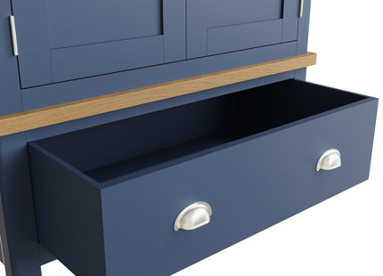 Simba 2 Door Gents Wardrobe Blue