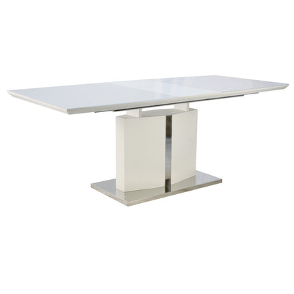 Ramsey - Modern Glass Top Extendable Dining Table