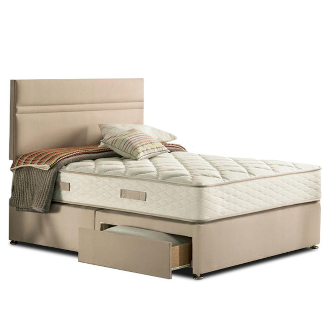 Respa Calypso - Double Split Divan Bed & Mattress (4ft6)