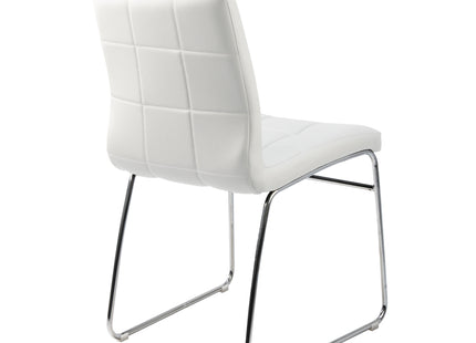 Sled White Dining Chair