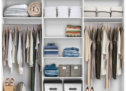 Boston 3DR Wardrobe White