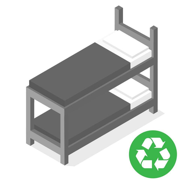 Bunk bed set removal