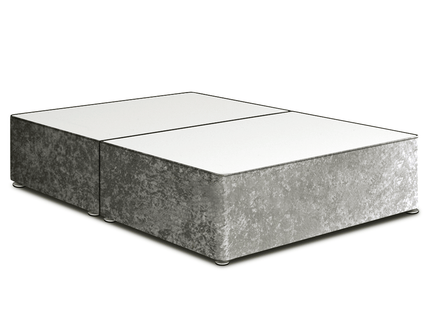 Crushed Velvet Double Split Divan Base (4ft6)