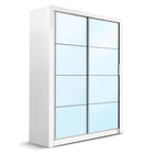 Cuba 1.2m 2DR Sliding Wardrobe White