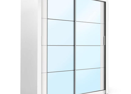 Cuba 1.8m 2DR Sliding Wardrobe White