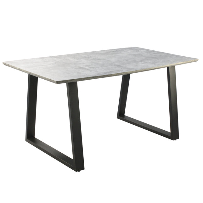 Shannon - 6 Seat Large Stone Effect Dining Table