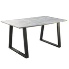 Shannon - 6 Seat Large Stone Effect Dining Table