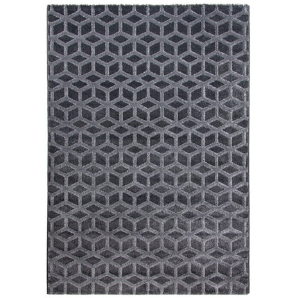 Dark grey small rug
